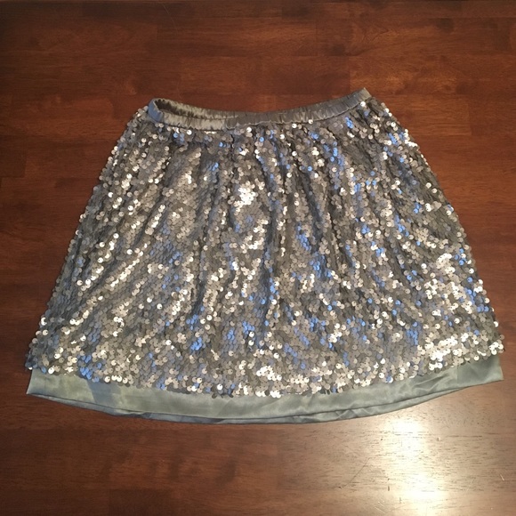 NWT Lands End Kids sequin skirt sz 10, women's sm