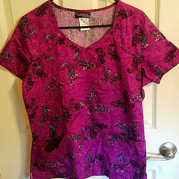 Cherokee brand uniform scrub top