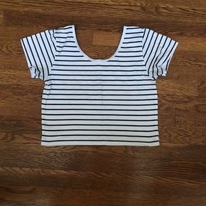 Striped Crop Top
