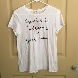 "Paris is always a good idea" t- shirt