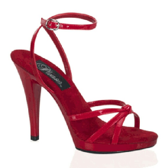 4 1/2 inch stiletto strappy ankle wrap heels