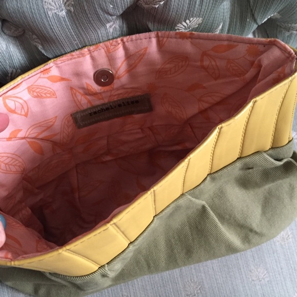 Yellow and green Clutch Purse - Picture 2 of 2