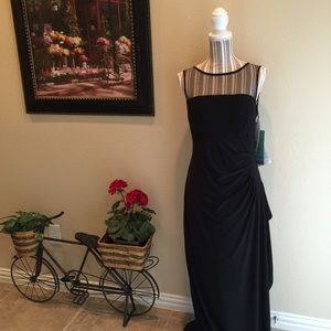 NWT Beautiful, Long, Black Dress