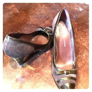 Marc by Marc Jacobs Brown suede and patent leather