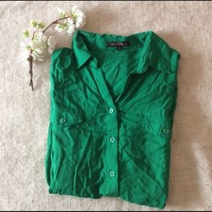 🌸Spring Cleaning🌸 Gorgeous Kelly Green Popover