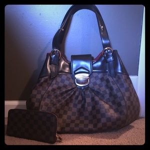 Louis Vuitton handbag and wallet