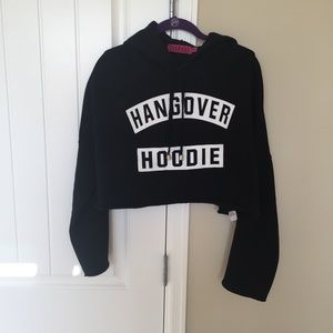 Crop top hoodie