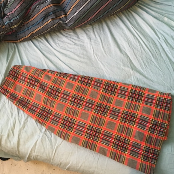 Vintage 50s plaid skirt - Picture 1 of 4