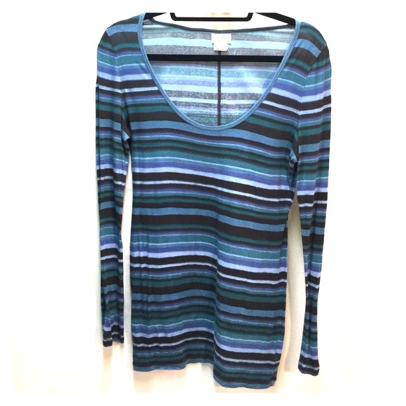Free People SZ L Long Sleeve Top