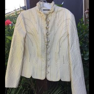 Elie Tahari embroidered jacket