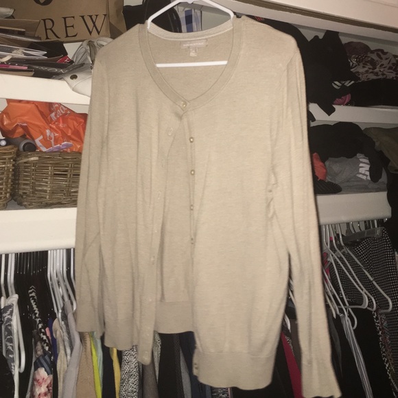 Banana Republic Tan Cardigan
