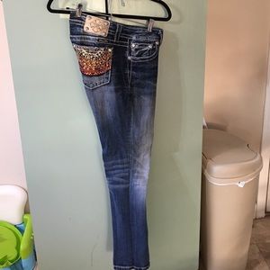 Miss me jeans size 30 straight/skinny