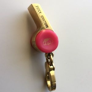 Juicy Couture whistle charm