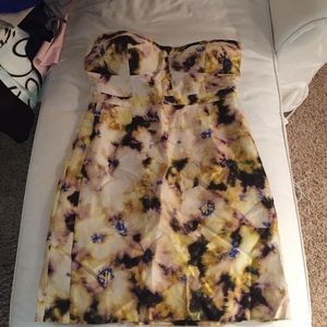 J crew strapless cocktail dress