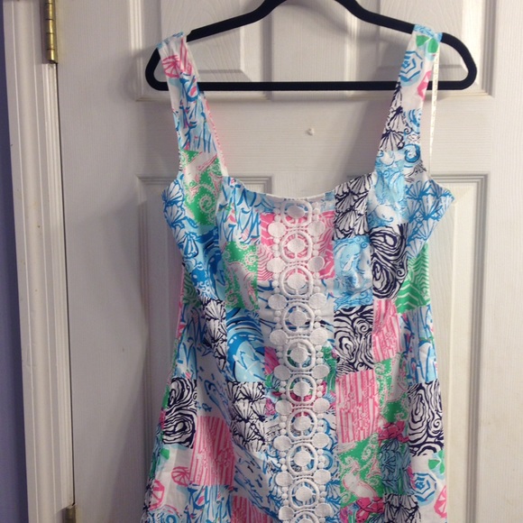 Size 10 Oysterville Patch Dress