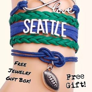 NFL Seattle Seahawks Adjustable Bracelet