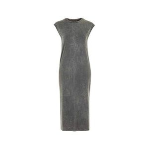 NWOT Topshop Cut-Out Back Maxi in Washed Grey