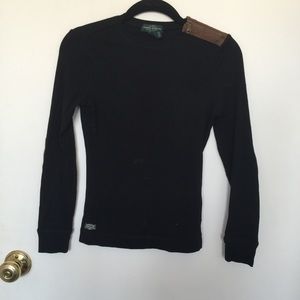 Lauren Ralph Lauren Top w/ Patchwork