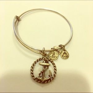 Alex and Ani anchor bangle bracelet