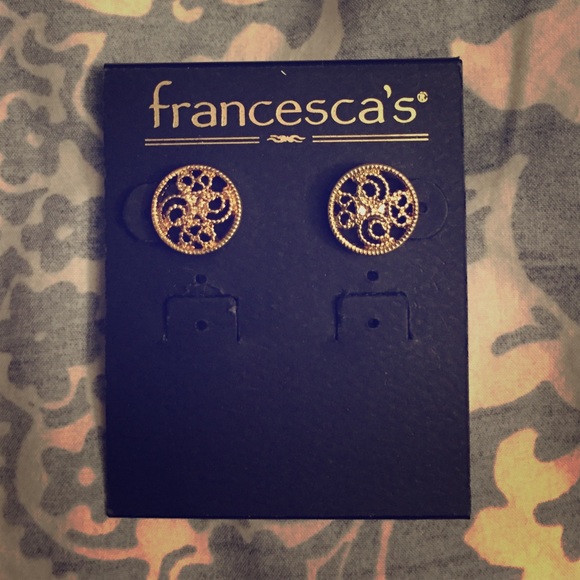 Francesca's gold earrings