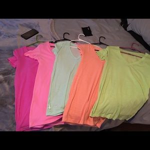 Vs pink vneck lot