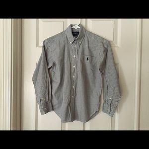 New Ralph Lauren boys long sleeve shirt, size 8-10