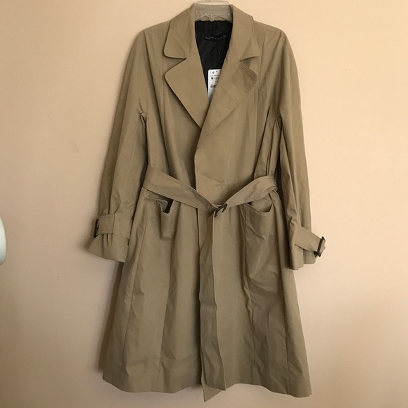 Zara Jackets & Blazers - Zara Trench Coat Tan