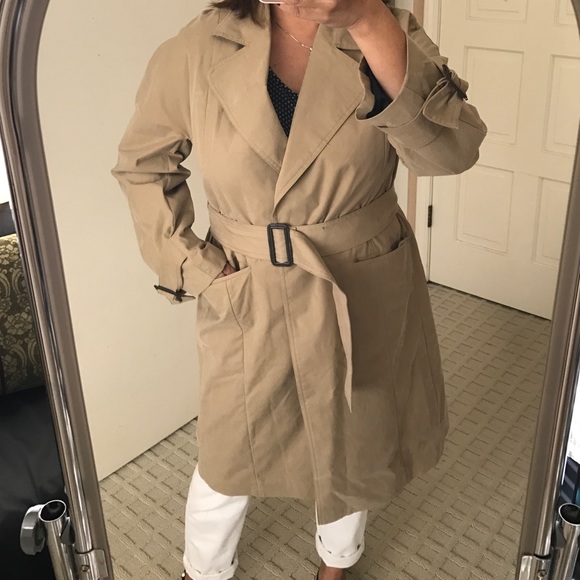 Zara Trench Coat Tan - Picture 3 of 4