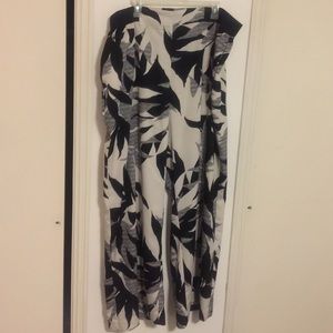 Worthington Wide Leg Print Pant