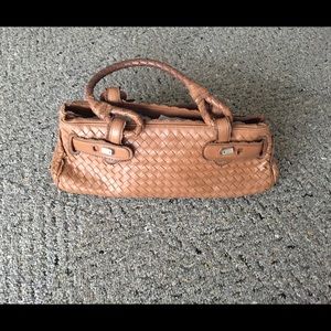 Vintage Bottega Veneta Intreciato Shoulder Bag
