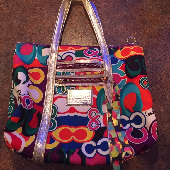 Coach Poppy purse/tote