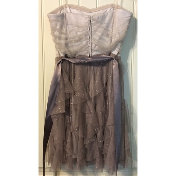 Ruffled Homecoming or Formal Knee Length Dress - Picture 3 of 3