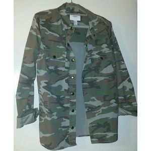 Camouflage Button Up Shirt