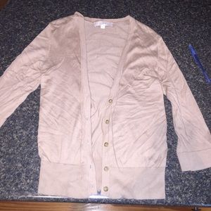 Tan cardigan