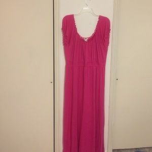 Hot Pink Maxi Dress