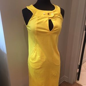 Canary yellow Tory Burch sundress