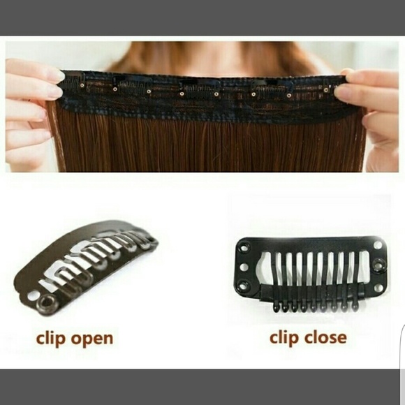 Clip In Pink Hair Extensions - Picture 3 of 4