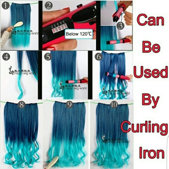 Clip In Pink Hair Extensions - Picture 4 of 4