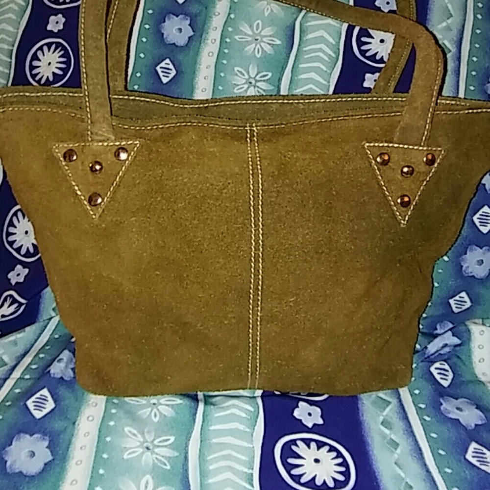 Suede purse by Monroe&Main