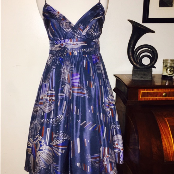 Max & Cleo Silk Dress - Gem