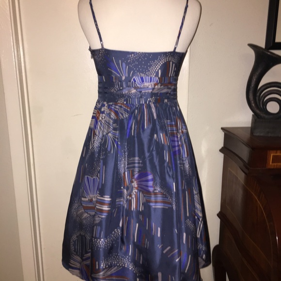 max and cleo silk dress Vintage Max And Cleo Size 10 Large 100% Silk Handkerchief Dress Halter Y2K  Fairy