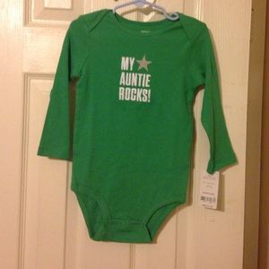 Green long sleeve  bodysuit