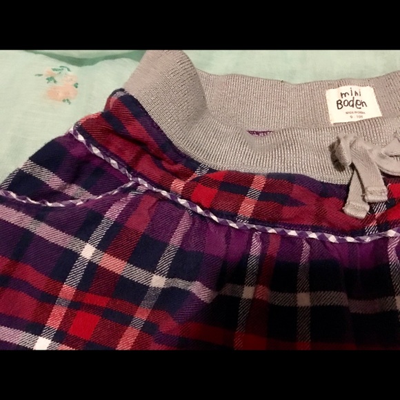 👑Mini Boden plaid, colorful skirt - size 9/10👑