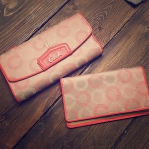 Coach wallet and checkbook cover!