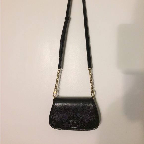 Tory Burch Mini Britten Crossbody - Black