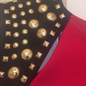 Michael Kors Dresses - Michael Kors studded red dress Michael Kors Dresses - Michael Kors studded red dress