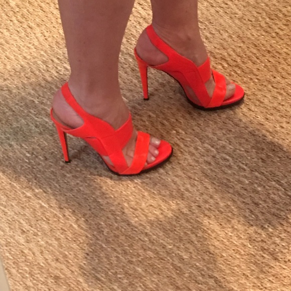Reed Krakoff Super sexy tangerine sandals - Picture 2 of 5