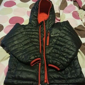 Hooded fall jacket