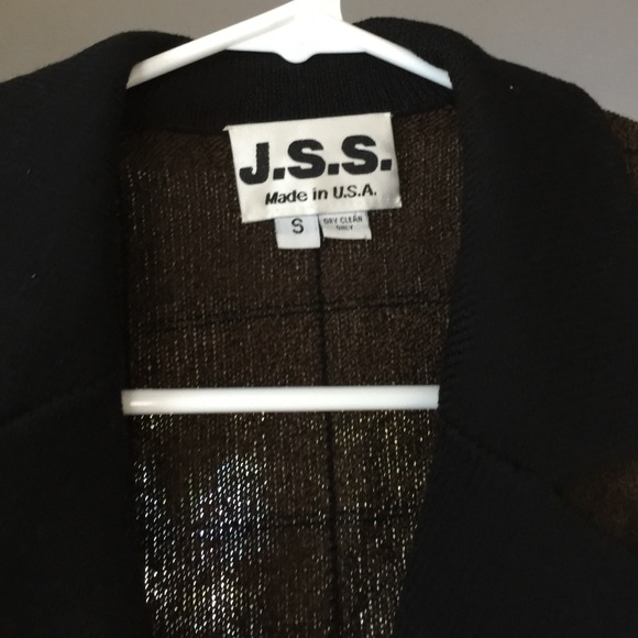 J.S.S brown and black jacket - Picture 2 of 4