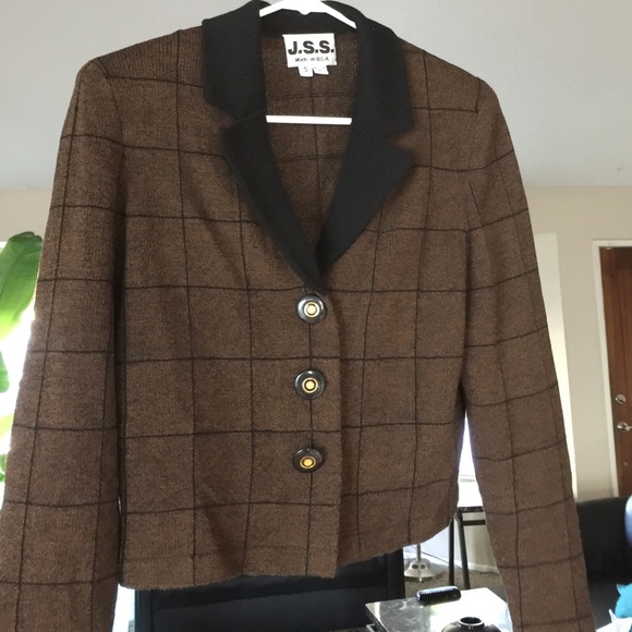 J.S.S brown and black jacket - Picture 3 of 4